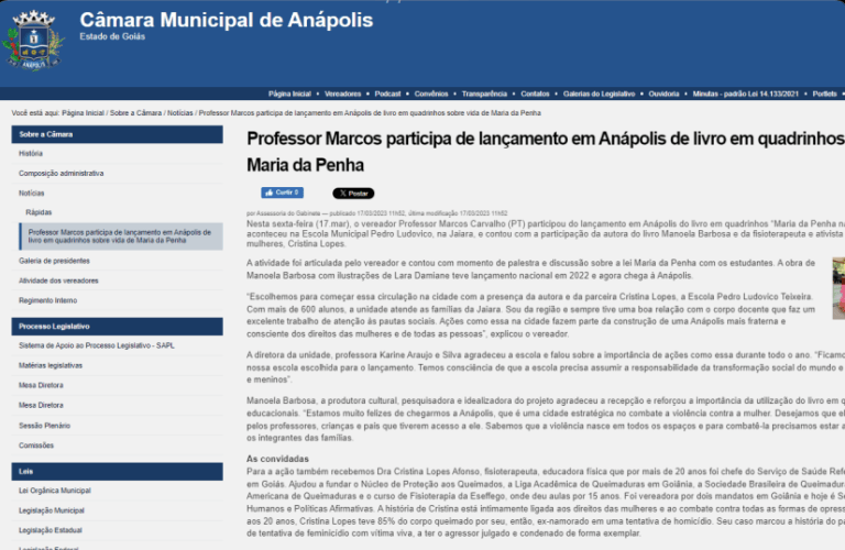 camara municipal de anapolis